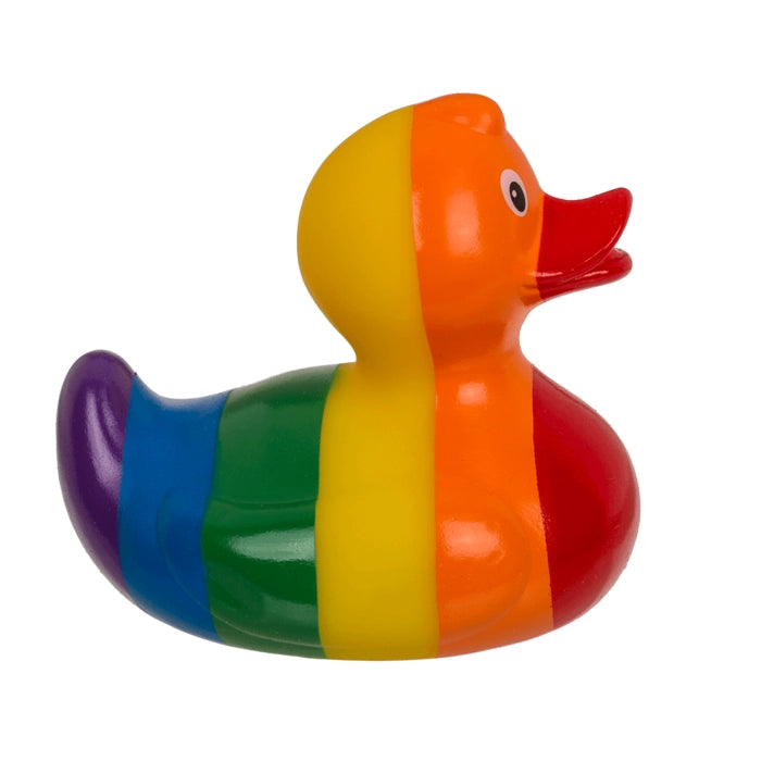 Rainbow rubber duck - Canard
