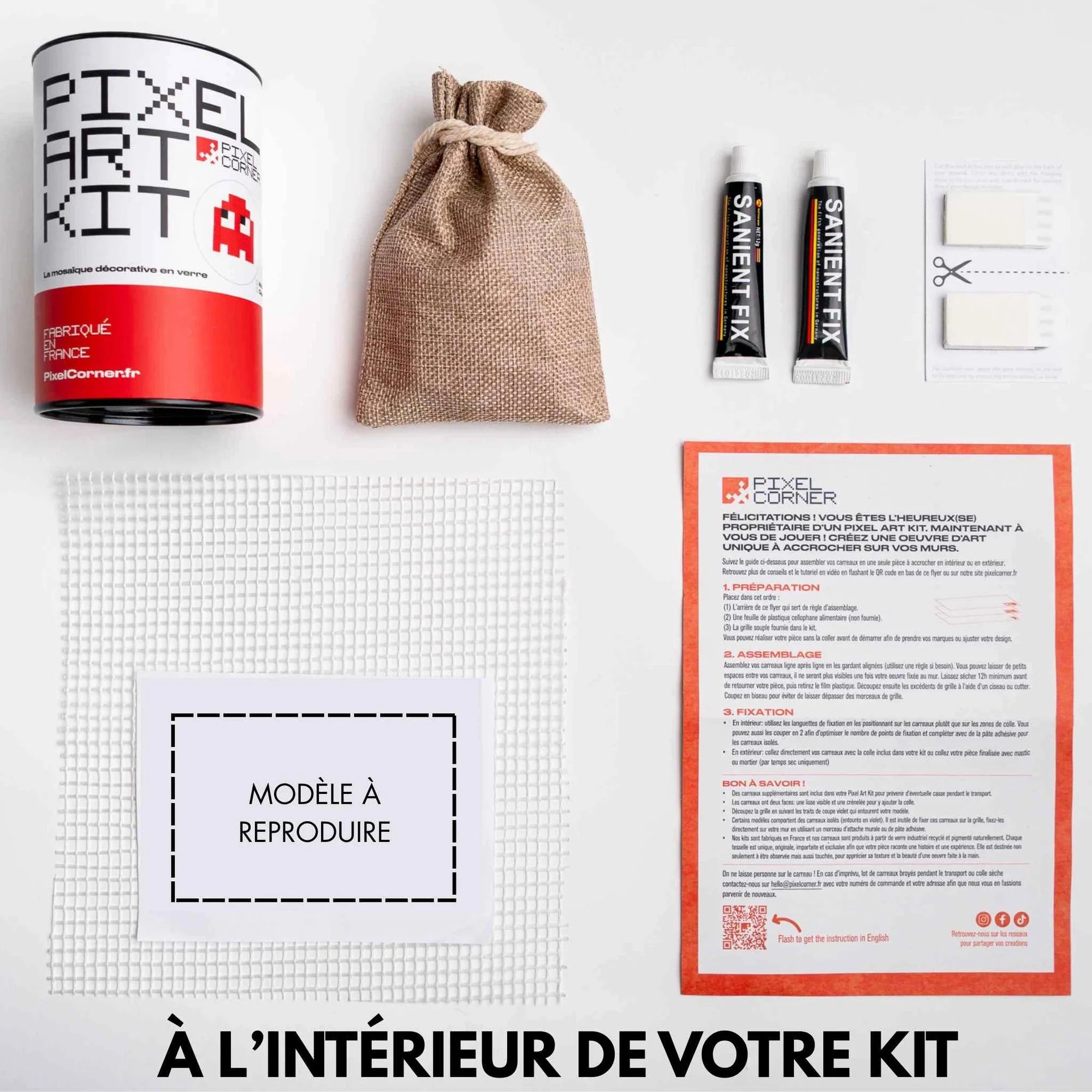 Big Shroom - Art kit mosaïque Pixel Corner 