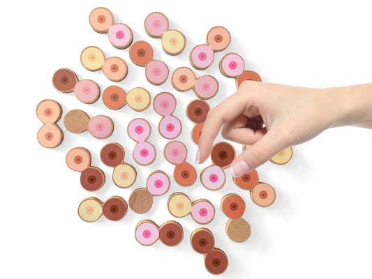 Boob Domino Game – Jeu de dominos artistique (28 pièces) Bitten 