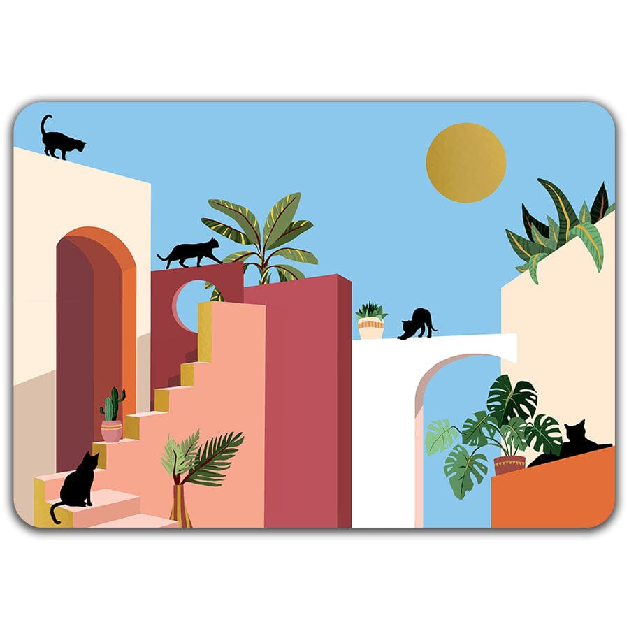 Chats & cie - Set de table dorure Cartes d'Art 