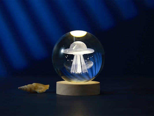 Crystal Ball Large - Lampe de table LED boule de cristal iTotal UFO 
