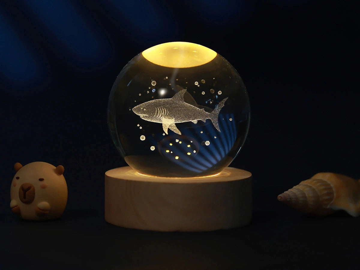 Crystal Ball Mini - Lampe de table LED boule de cristal iTotal Shark 