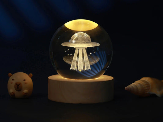 Crystal Ball Mini - Lampe de table LED boule de cristal iTotal UFO 
