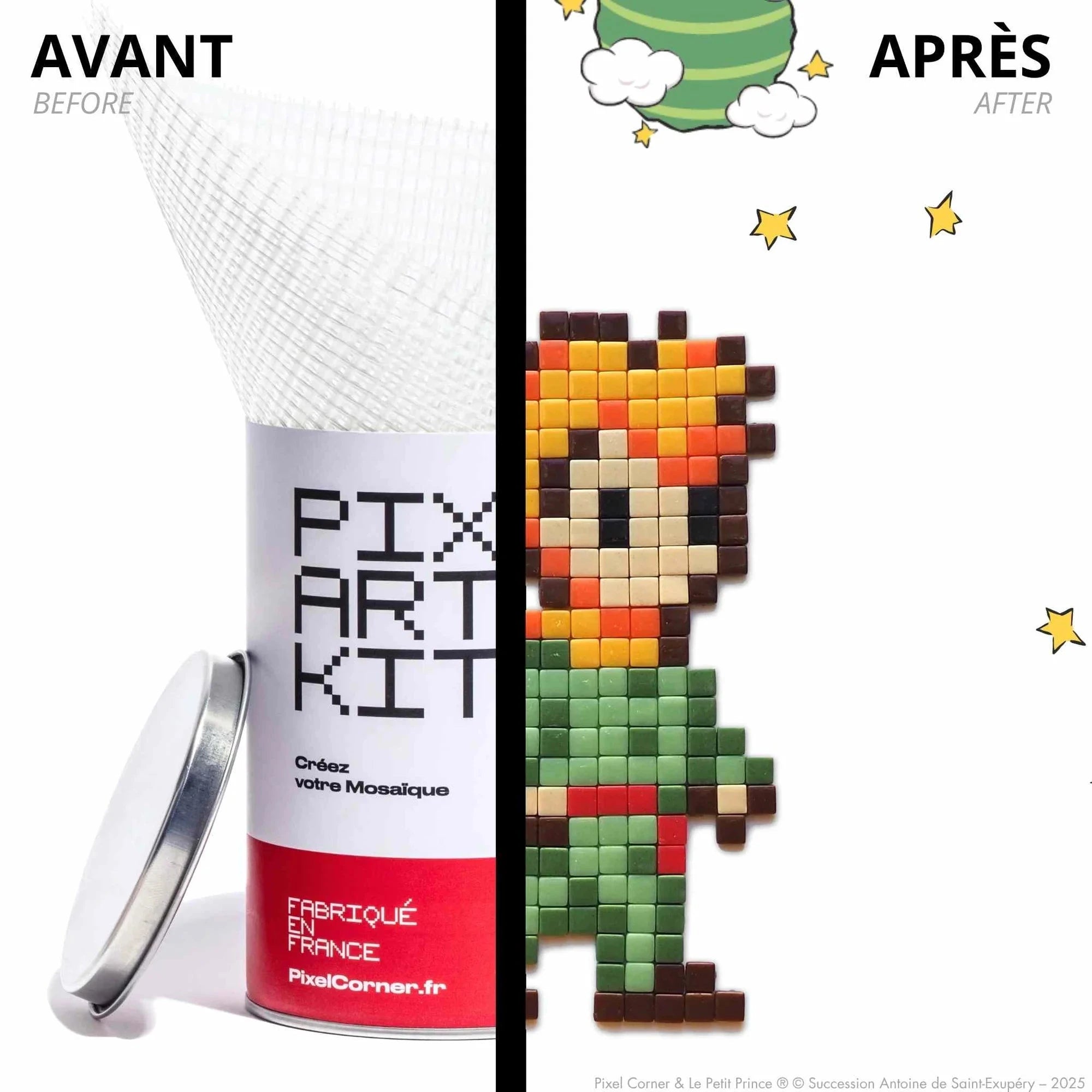 Le Petit Prince® - Art kit mosaïque Pixel Corner 