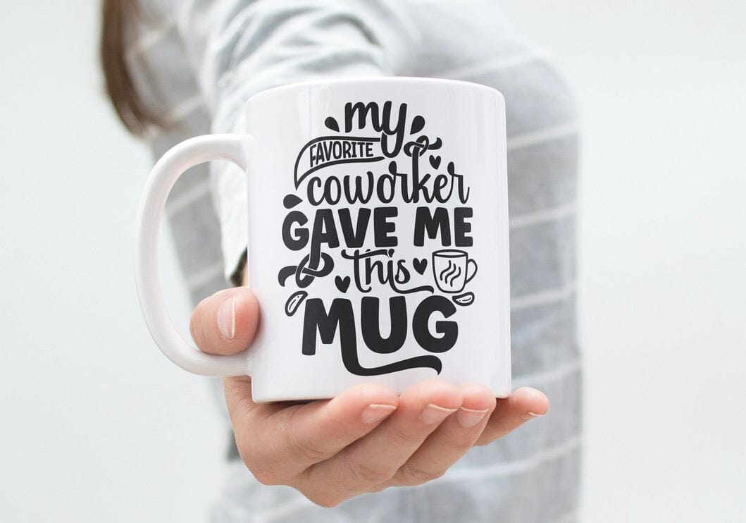 My favorite coworker... - Mug en céramique 330ml Mugs Be Color 