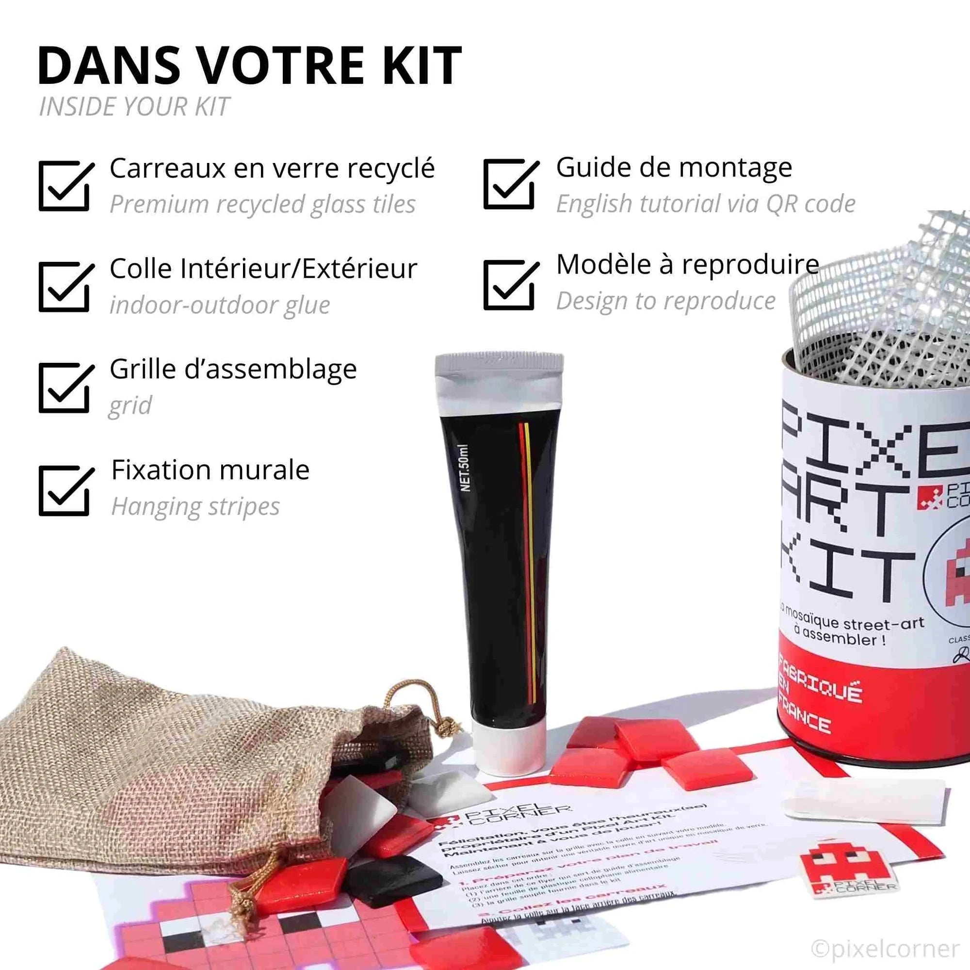 Pampa Run - Art kit mosaïque Pixel Corner 