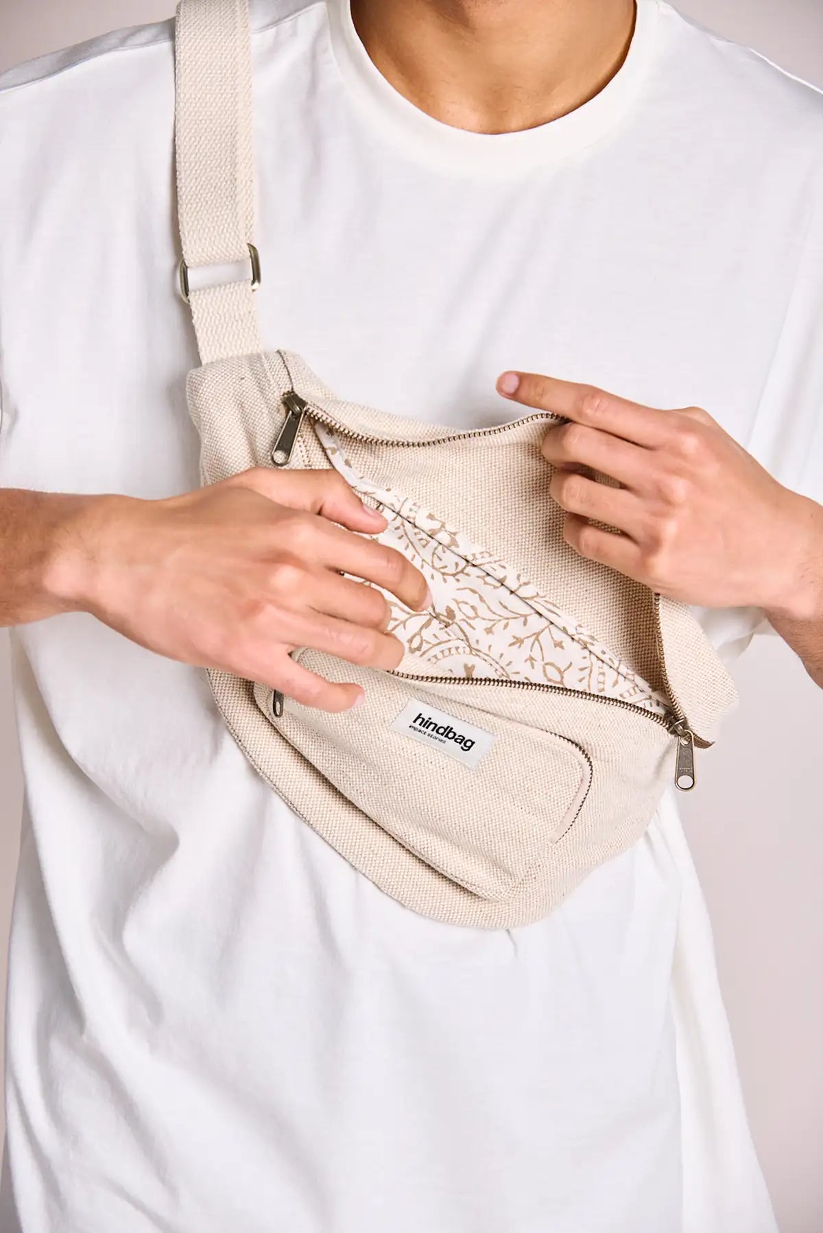 Sofia - Sac banane XL en coton