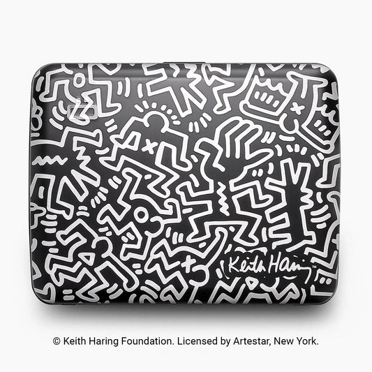 Smart Case - Porte-cartes Ögon Keith Haring White Large 