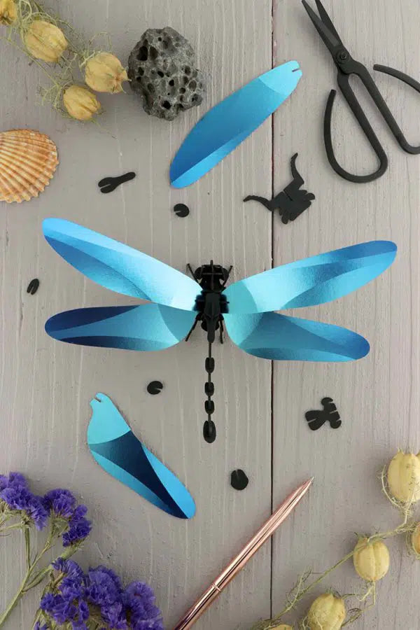 Anisoptera Dragonfly - Kit insecte en carton Assembli 