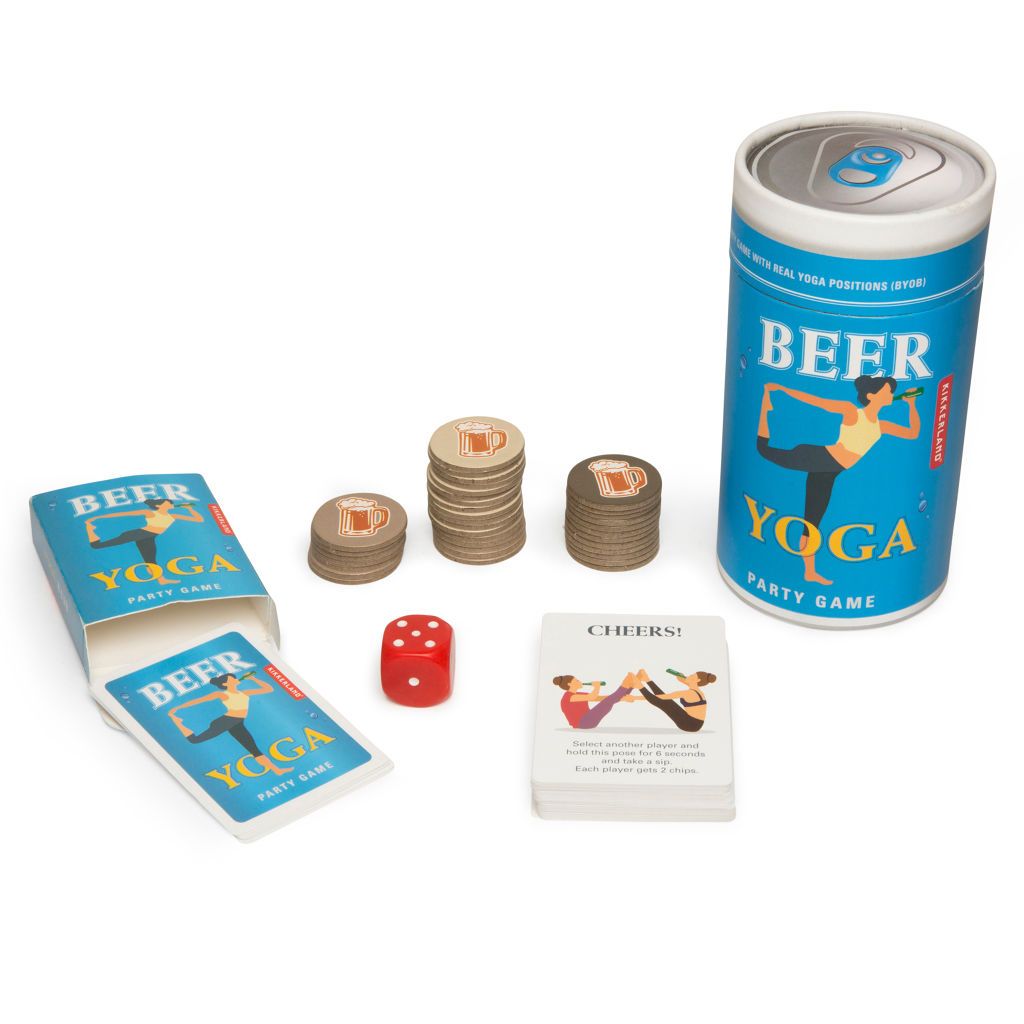 Beer Yoga - Jeu de société Kikkerland 