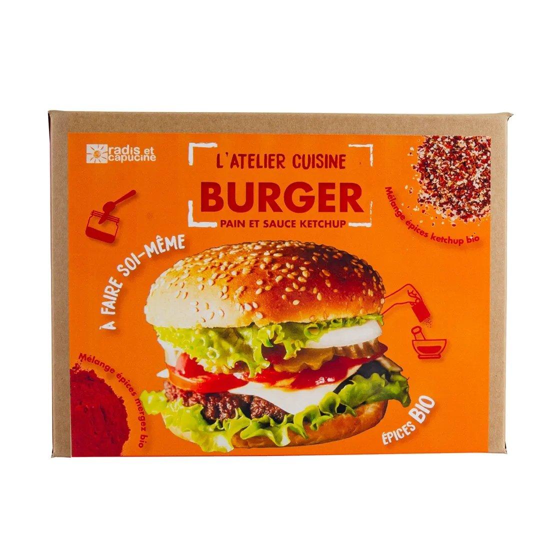 Burger et sauce - Kit atelier cuisine Radis et Capucine 