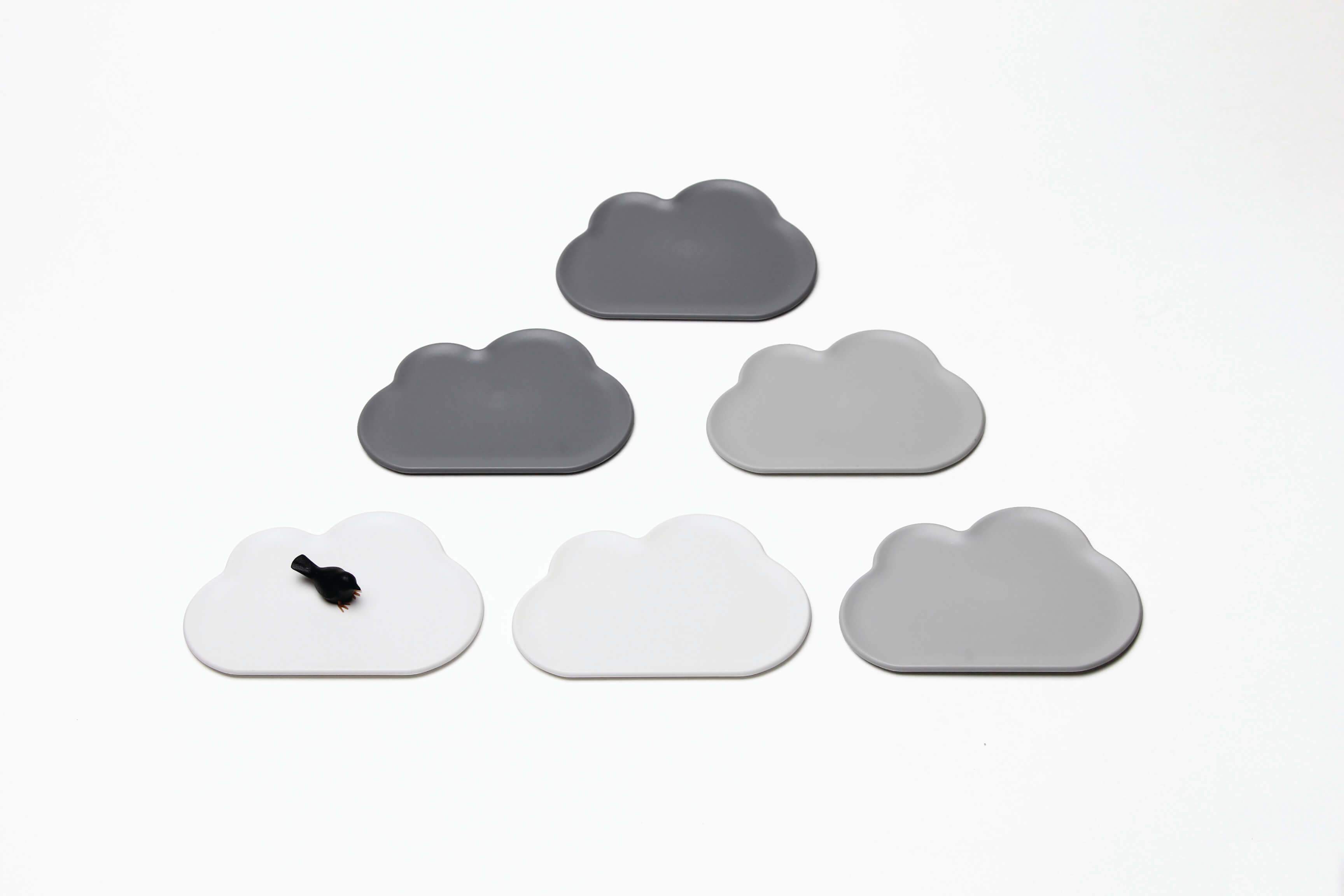 Cloud Coasters - Sous verres 6 pcs Qualy 