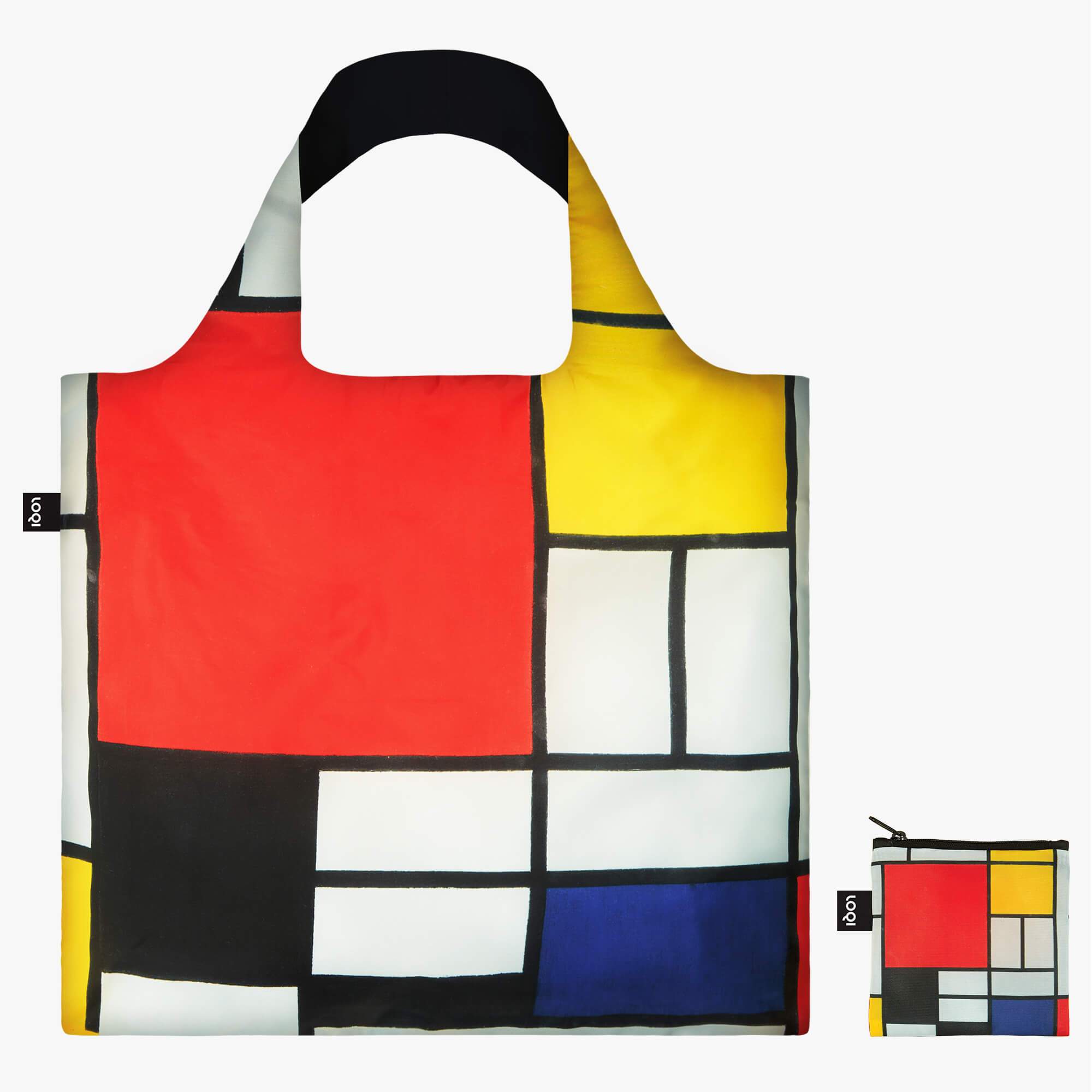 Composition with Red, Yellow,... - Sac shopping Loqi 