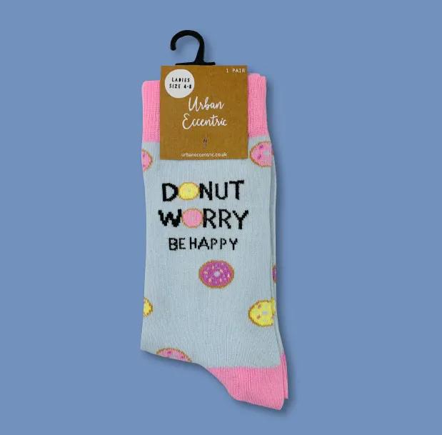 Donut Worry - Chaussettes femme Chaussettes Urban Eccentric 