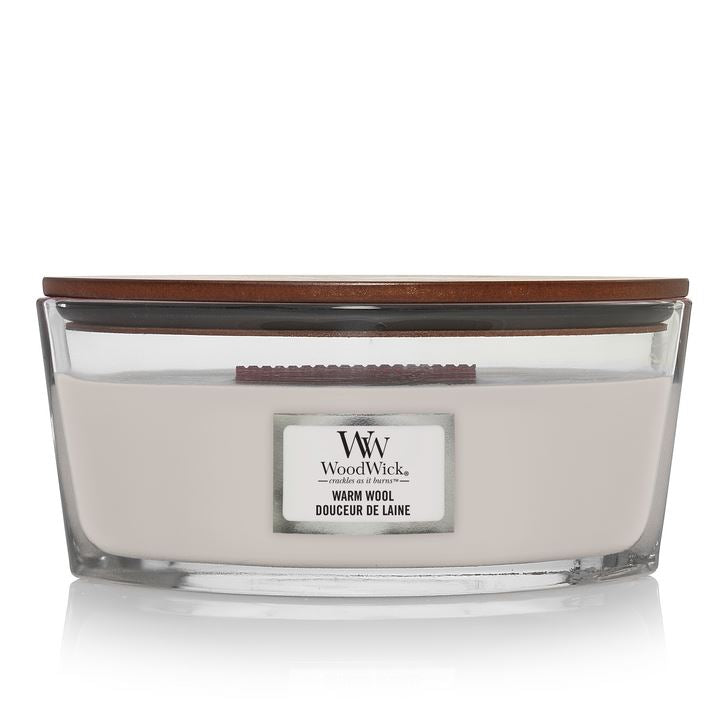 Douceur de laine - Bougie ellipse WoodWick 