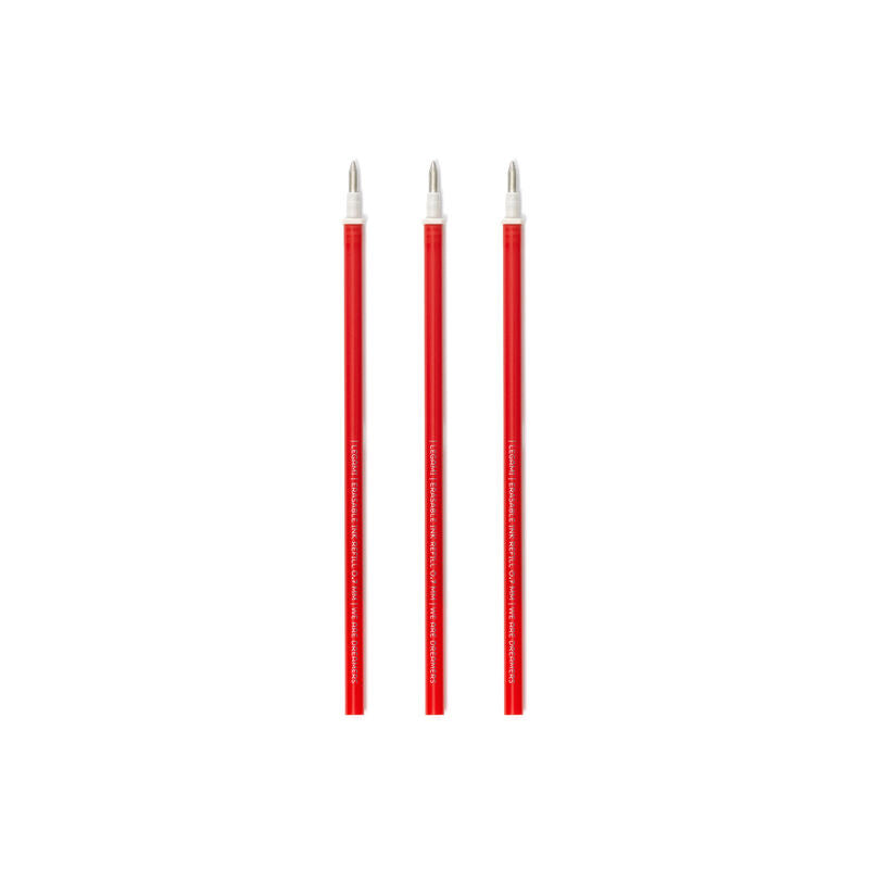 Erasable pen - Recharges pour stylo effaçable Legami Red 