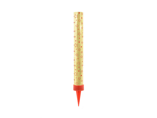 Fontaines à gâteaux, or, 12cm - Pack de 4pcs PartyDeco 