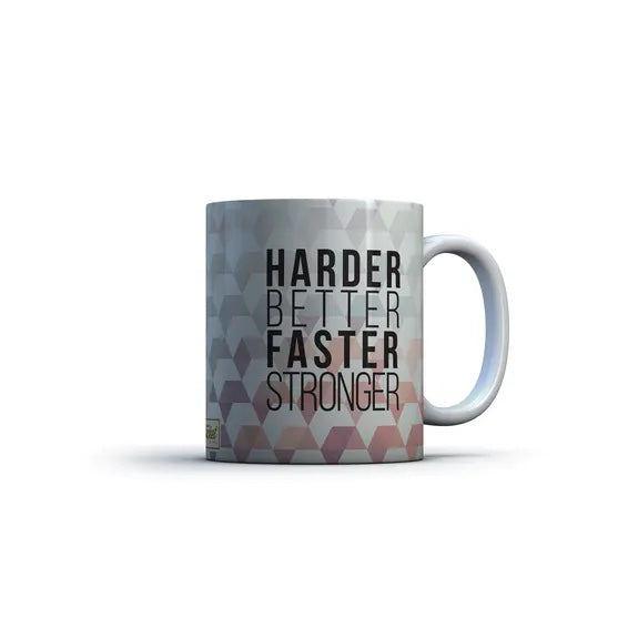 Harder Better Faster Stronger - Mug en céramique Mugs Rocket Design 