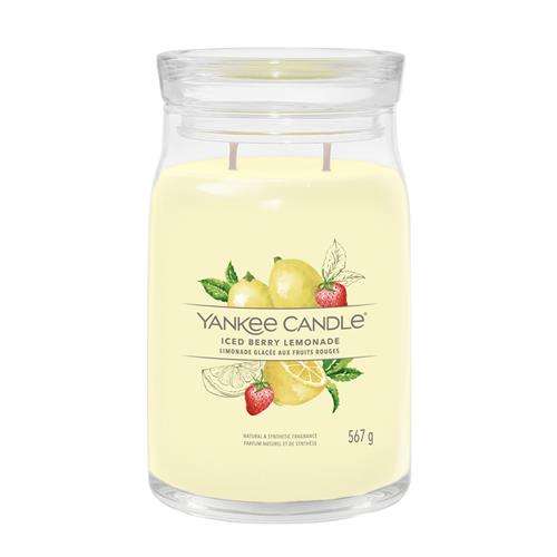 Iced Berry Lemonade - Limonade glacée aux fruits rouges Yankee Candle Grande Jarre 