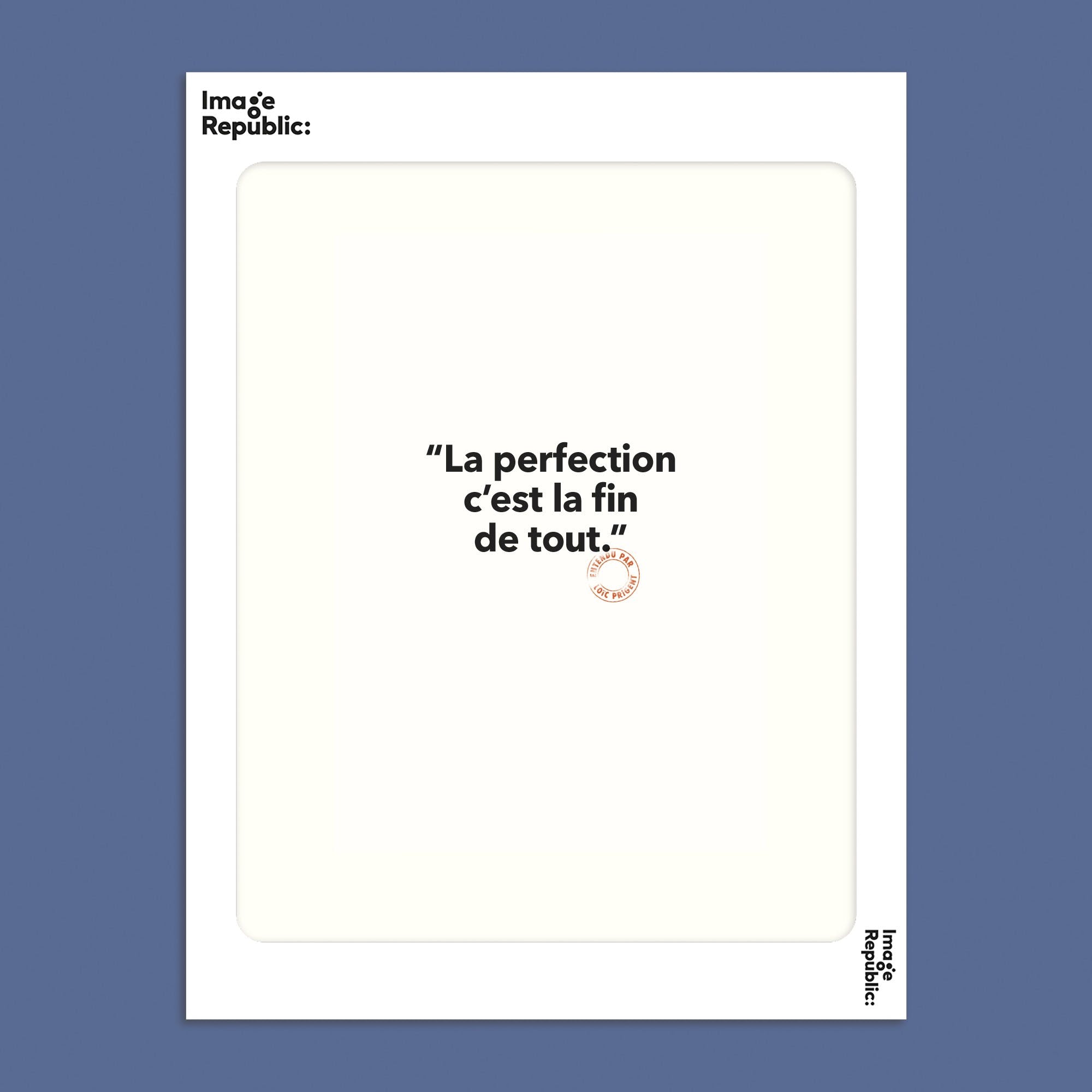 La perfection... - Affiche 30x40 cm Affiches, reproductions et œuvres graphiques Image Republic 