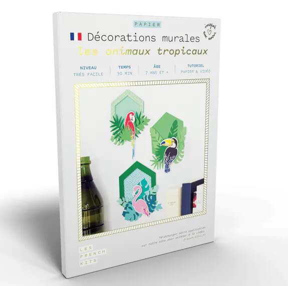 Les animaux tropicaux - Décorations murales DIY Les French Kits 