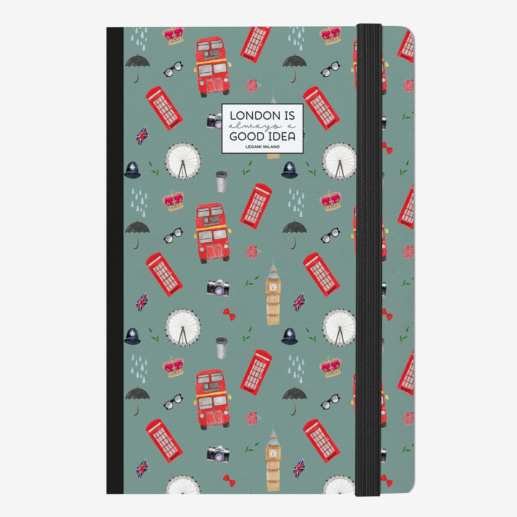 Notebook M London - Carnet 164 pages Legami 