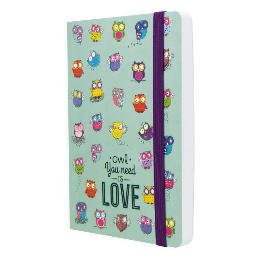 Notebook M Owls - Carnet 164 pages* Legami 