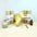 Paper Horse/Unicorn - Trophée en papier Assembli Satin Gold 