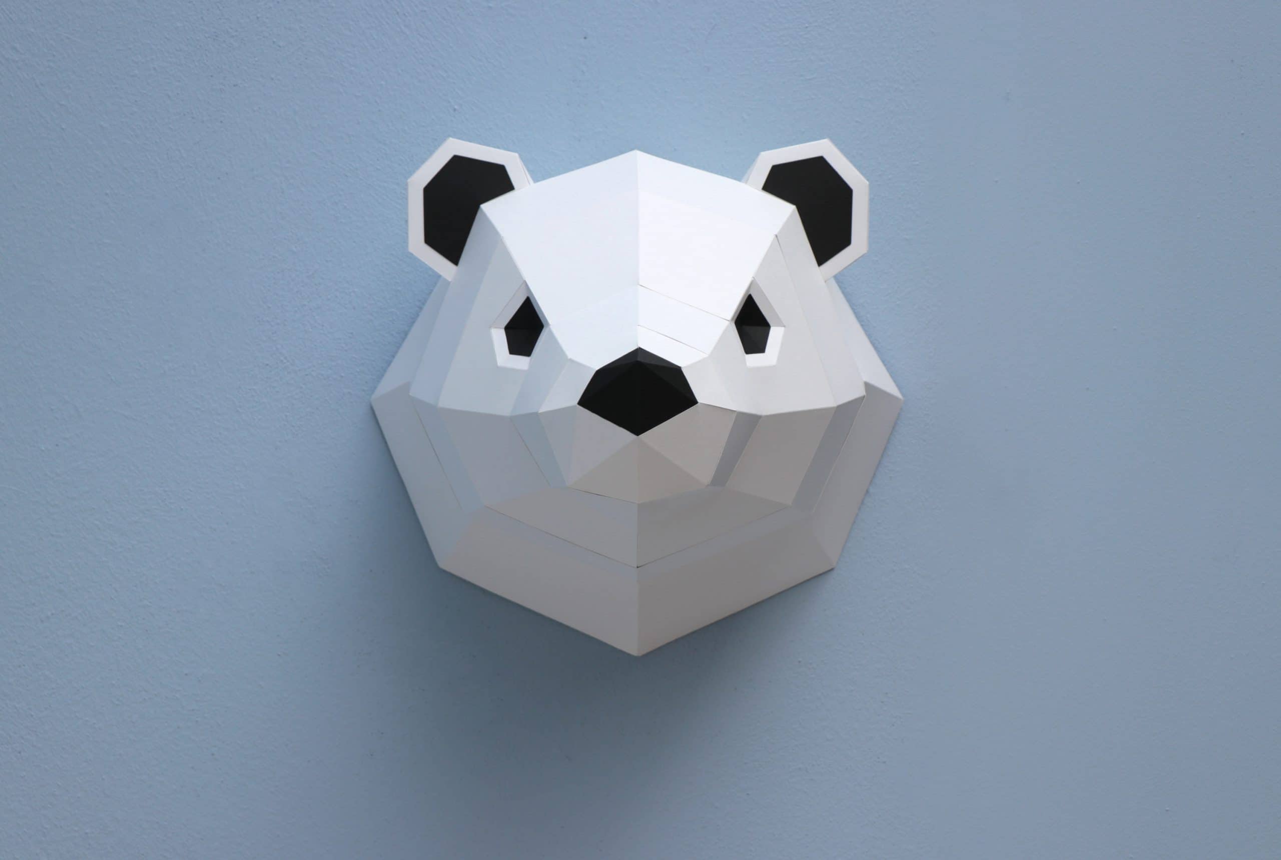 Paper Polar Bear - Trophée en papier Assembli 