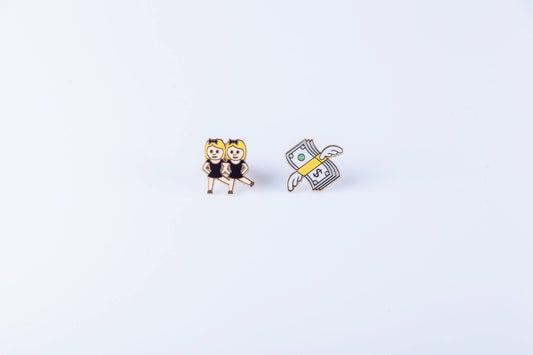 Pinaholic Emoji - Set de 2 pin's DOIY 