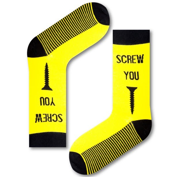 Screw You - Chaussettes mixte Chaussettes Urban Eccentric 