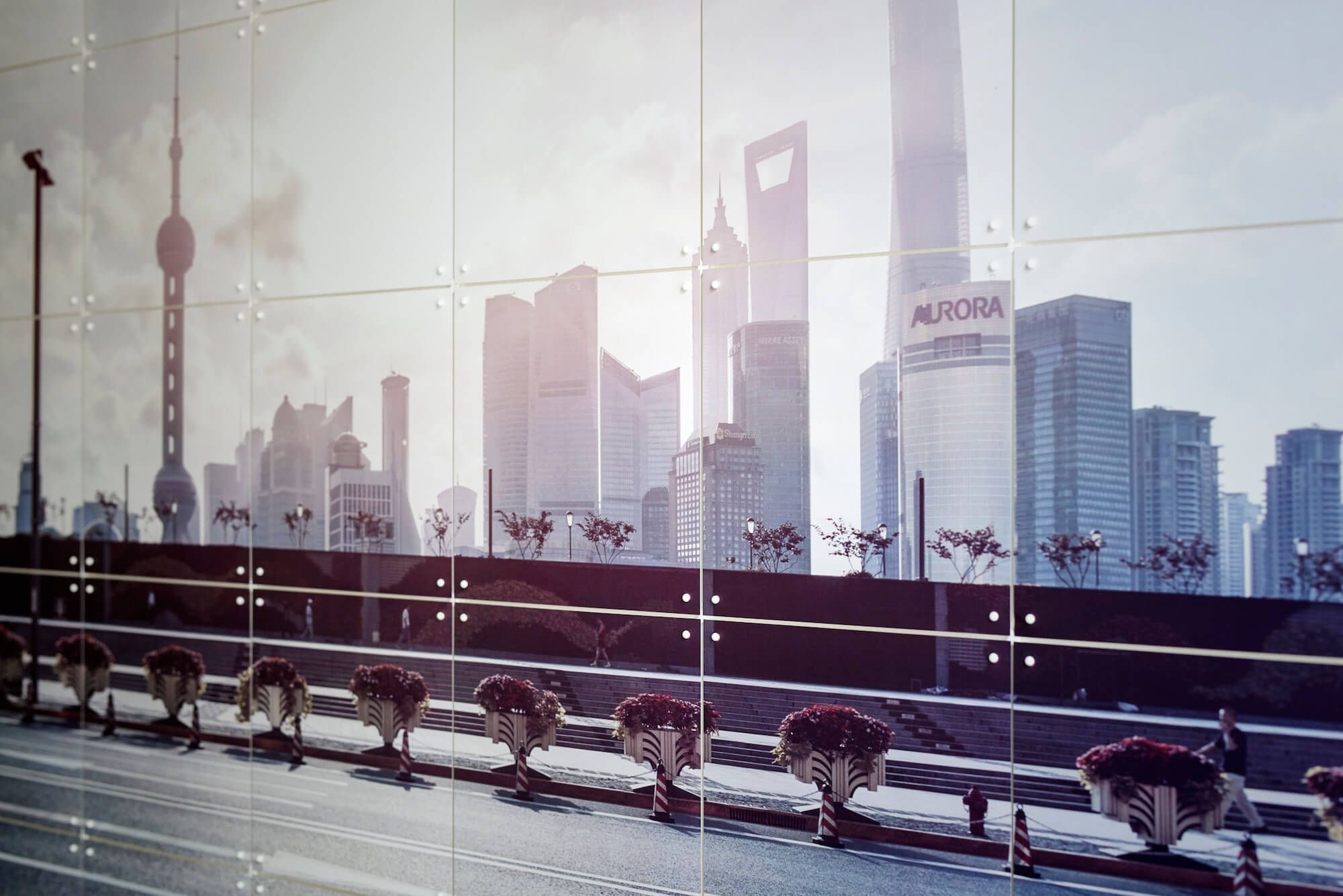 Shanghai Skyline - Décoration murale IXXI 