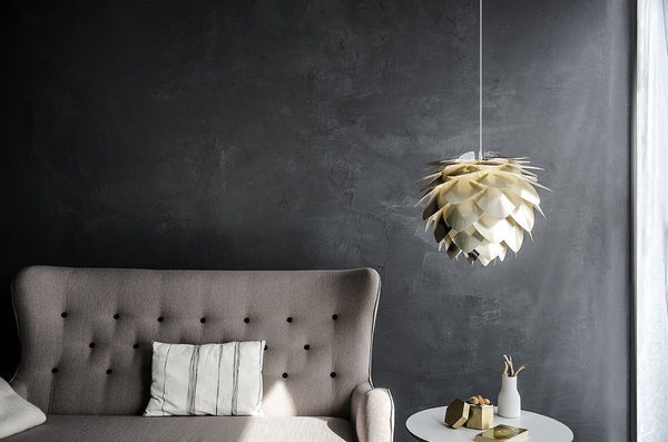 Silvia Brushed Brass - Luminaire écailles Umage 