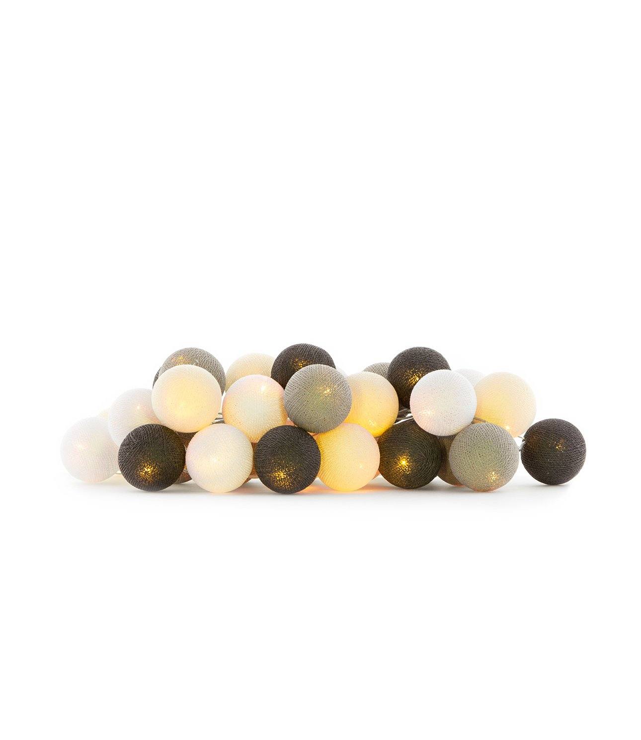 Taupe - Guirlande lumineuse Guirlandes et cordons lumineux Cotton Ball Lights 