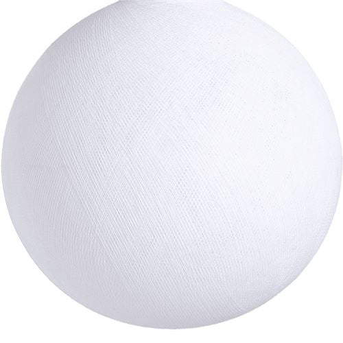 White - Abat jour globe Abat-jour Cotton Ball Lights 